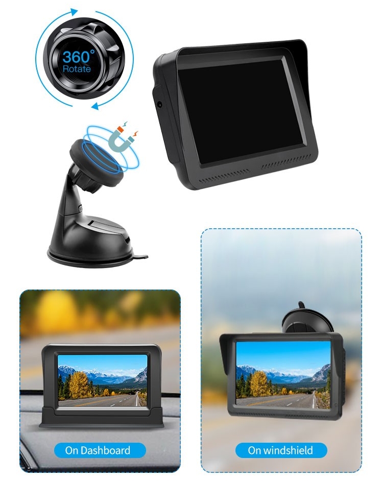 autokamera s monitorem