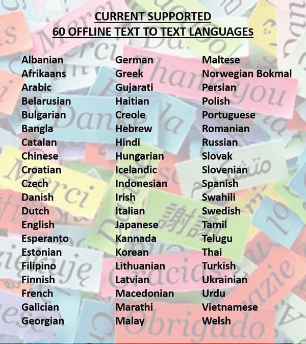 prekladac offline - 60 jazyků