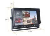 Auto parkovací LCD HD set - 1x 10&quot; monitor + 4x HD kamera IR LED