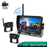 Kamerový ADH WiFi systém - 1x HD monitor 7&quot; + 4x AHD IP69 kamera s IR LED nočním viděním