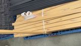 3D pásy do plotů a panelů - vertikální výplně do plotu 49mm šířka PVC lišty - dřevo barva