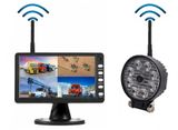 SET - WiFi IP68 kamera 120° s 720P AHD s 8x LED svetlom + 7&quot; digitálny LCD monitor