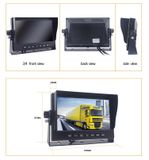 Pracovní AHD LCD HD set na couvání se 7&quot;monitorem a 4 HD kamerami