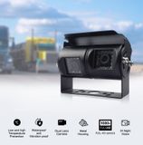 FULL HD duální autokamera AHD kovová 24 LED noční vidění + f3,6 a f8,0 objektiv