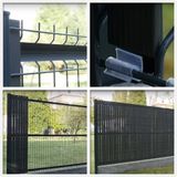 3D vypln do plotu - plastové lišty pro plot - PVC vertikální stínění - Zelená barva