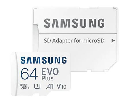 64GB paměťová karta Samsung micro SDXC EVO Plus + SD adaptér