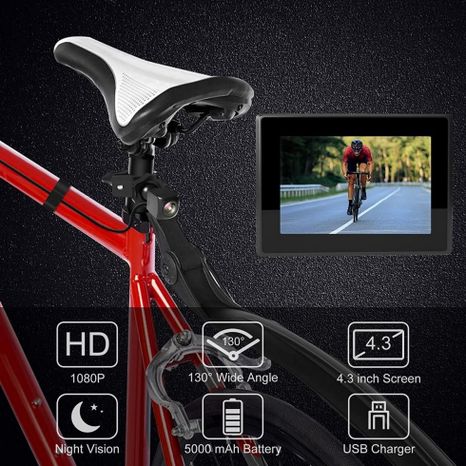 SET Kamera na kolo bezpečnostní FULL HD + 4,3" monitor pro vidění vzadu