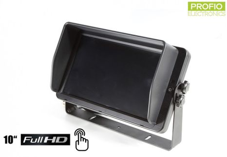 FULL HD couvací monitor s 10,1" dotykovým LCD displejem pro 4 FULL HD kamery
