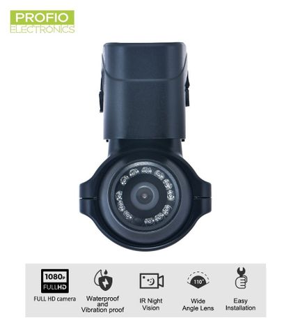 Indoor a outdoor FULL HD kamera s IP69 krytím + 12 IR LED noční vidění + f3,6mm