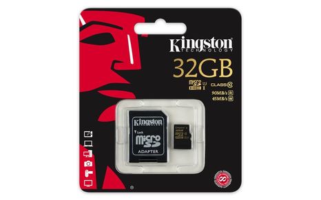 Micro SD 32 GB paměťová karta Kingston class 10