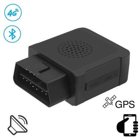 OBD GPS tracker podpora 4G + obousměrné audio + odposlech